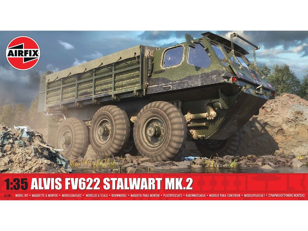 Airfix Alvis FV622 Stalwart 1:35 Scale Amphibious Military Vehicle Model Kit by Airfix - ISBN: 5063129028657