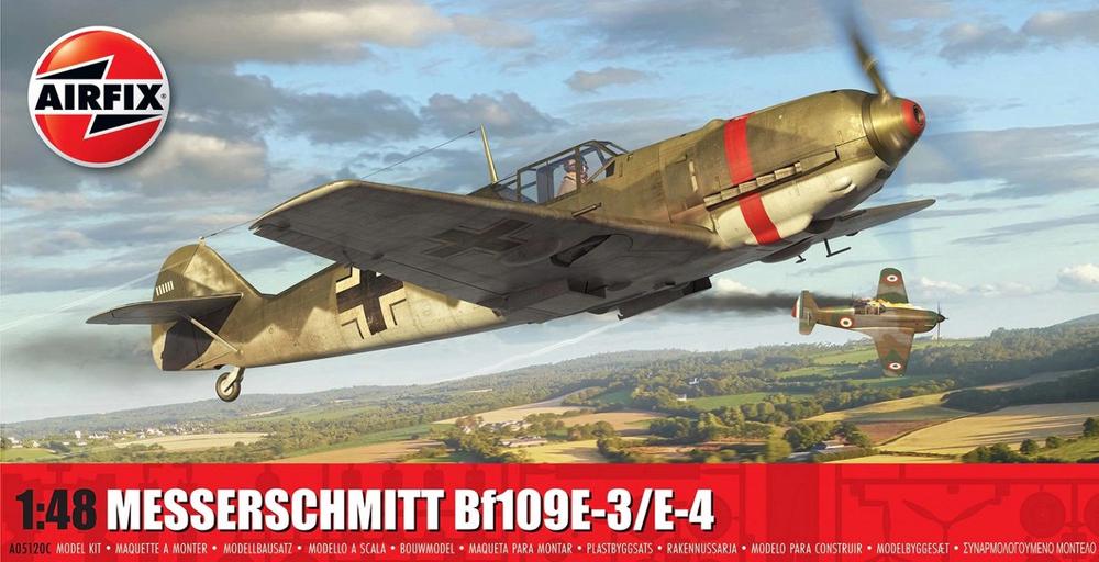 Airfix Messerschmitt BF109E-3 E-4 A05120C 1:48, 5063129029340