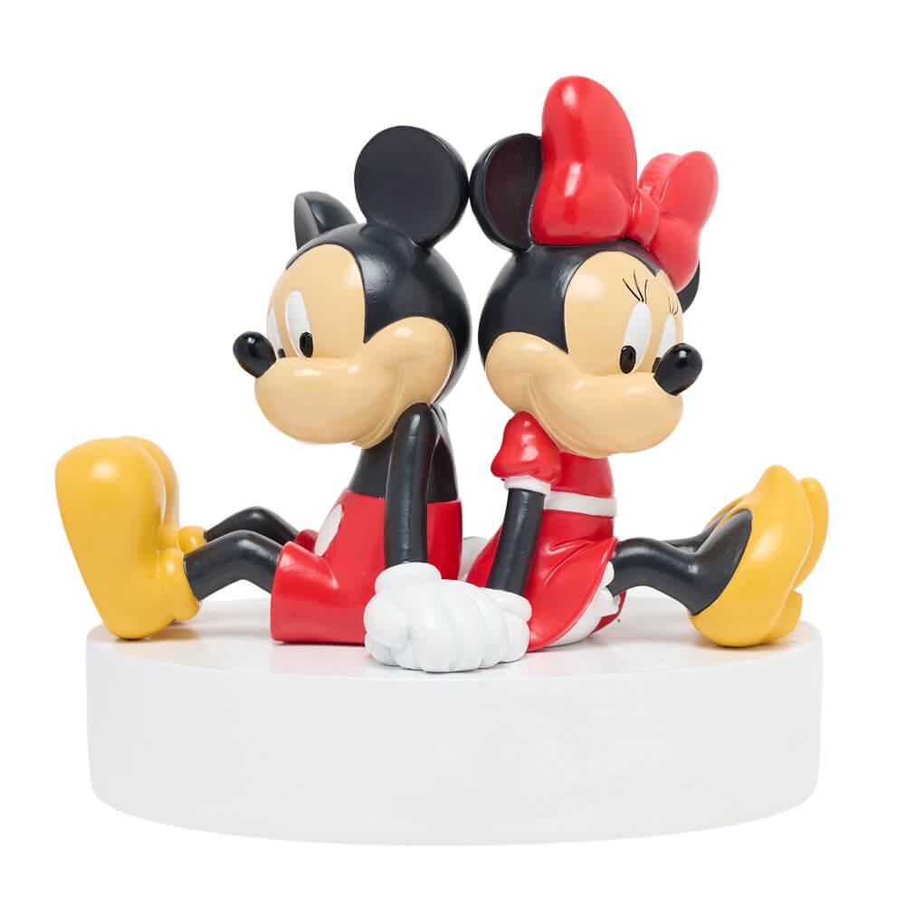 Mickey & Minnie Resin Character Moneybank, 5063322042894