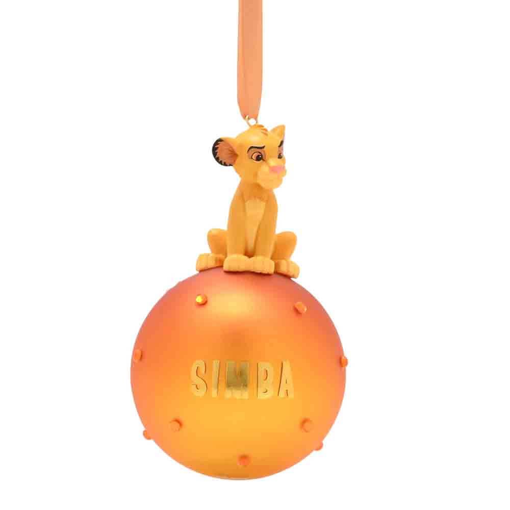 Simba On Glass Bauble, 5063322043044
