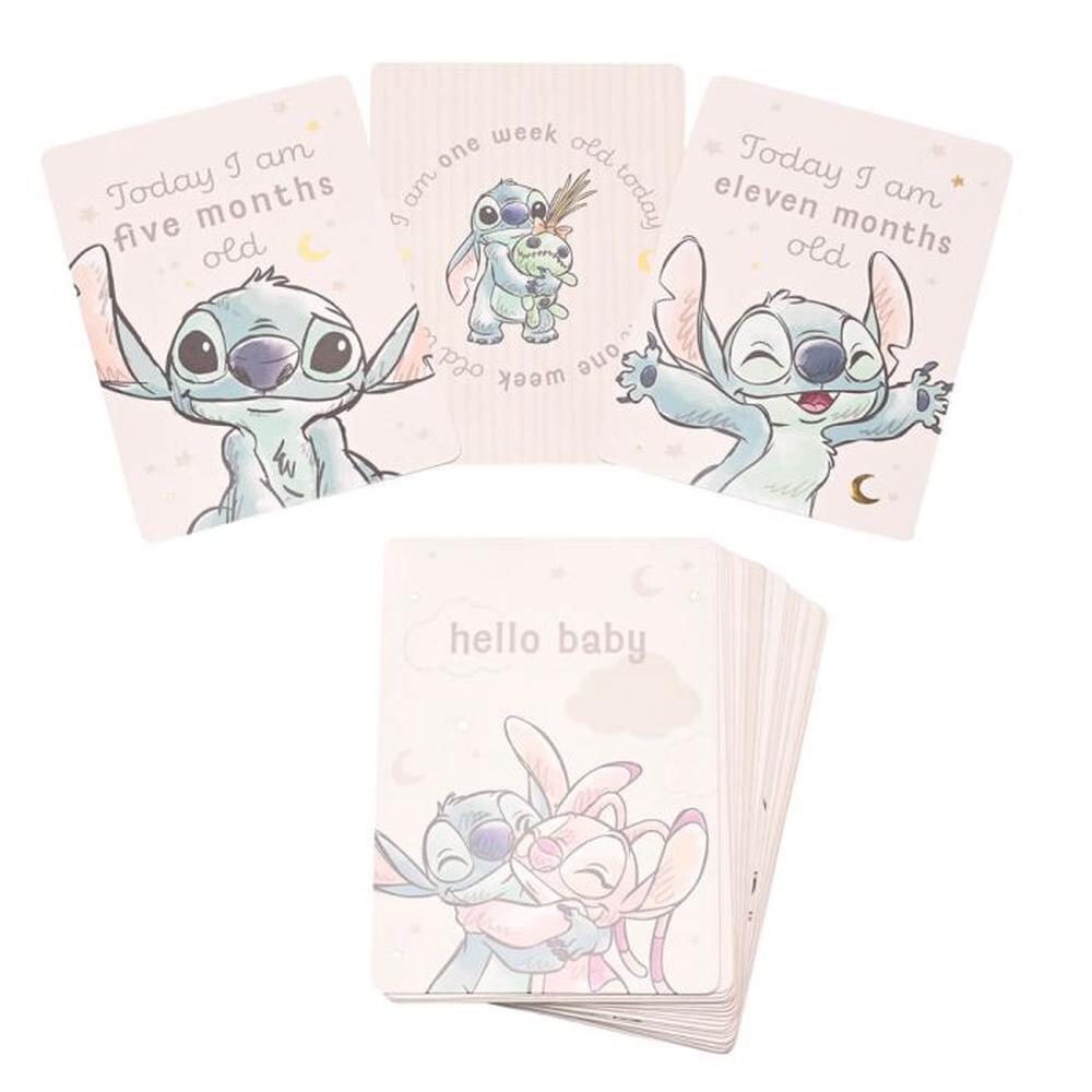 Disney Gifts Stitch Baby Milestone Cards, 5063322118391