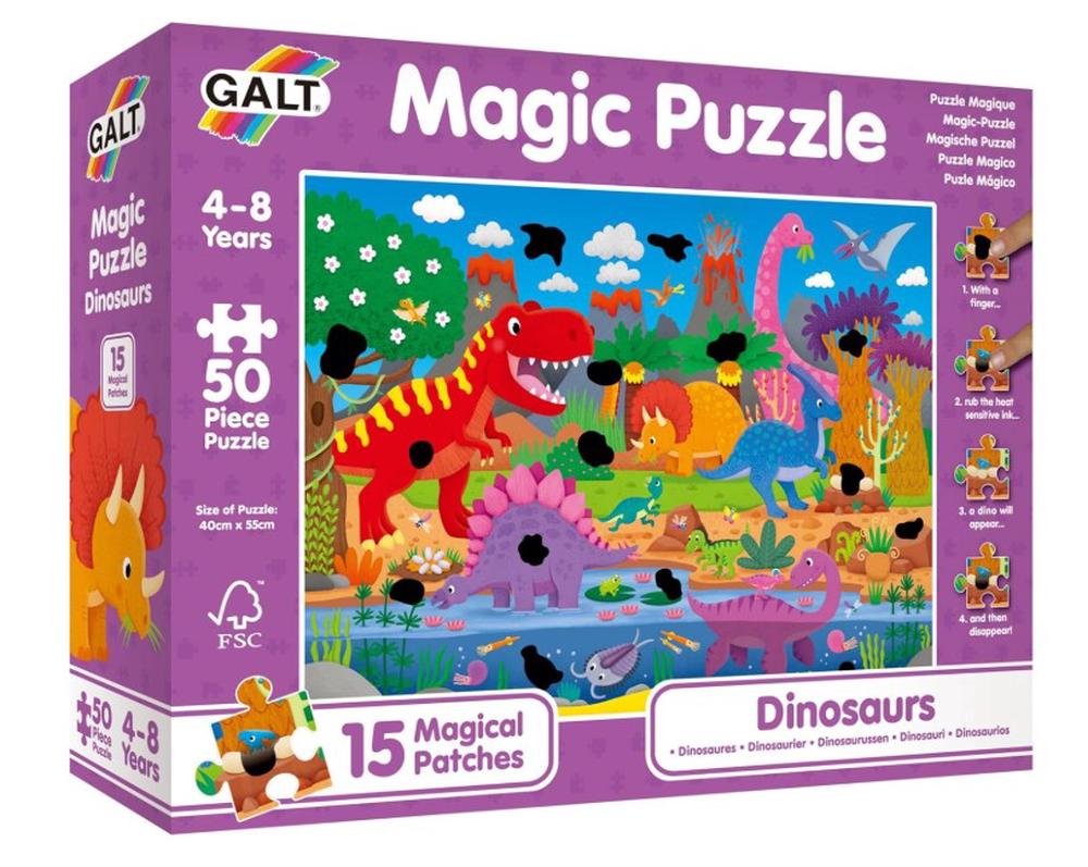 Galt Magic Puzzle - Dino, 5063439000114