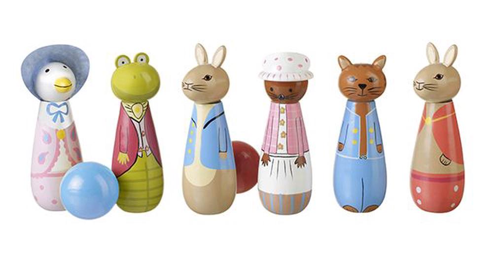 Peter Rabbit Wooden Skittles, 5067064327479