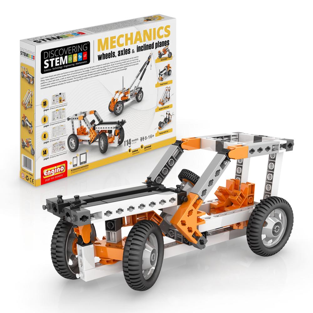 Engino STEM Mechanics: Wheels, axles & Inclined Planes, 5291664004212