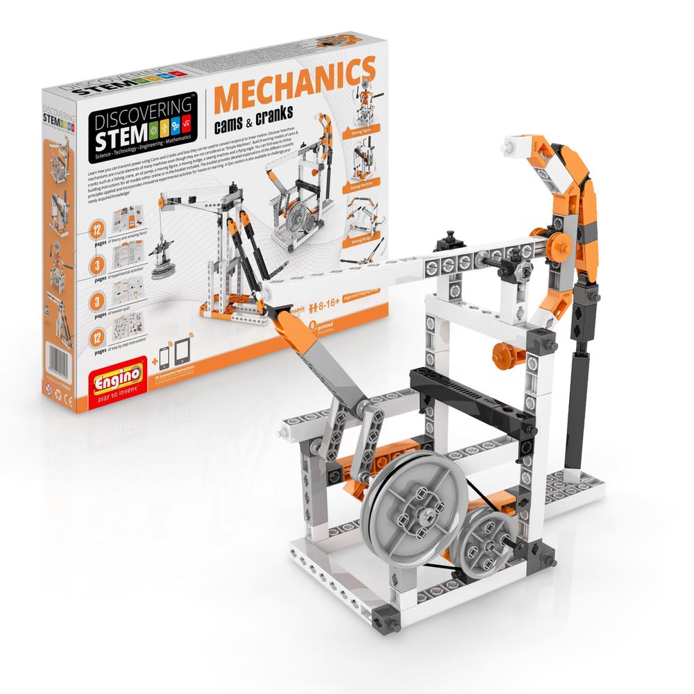 Engino STEM Mechanics: Cams & Cranks, 5291664004236