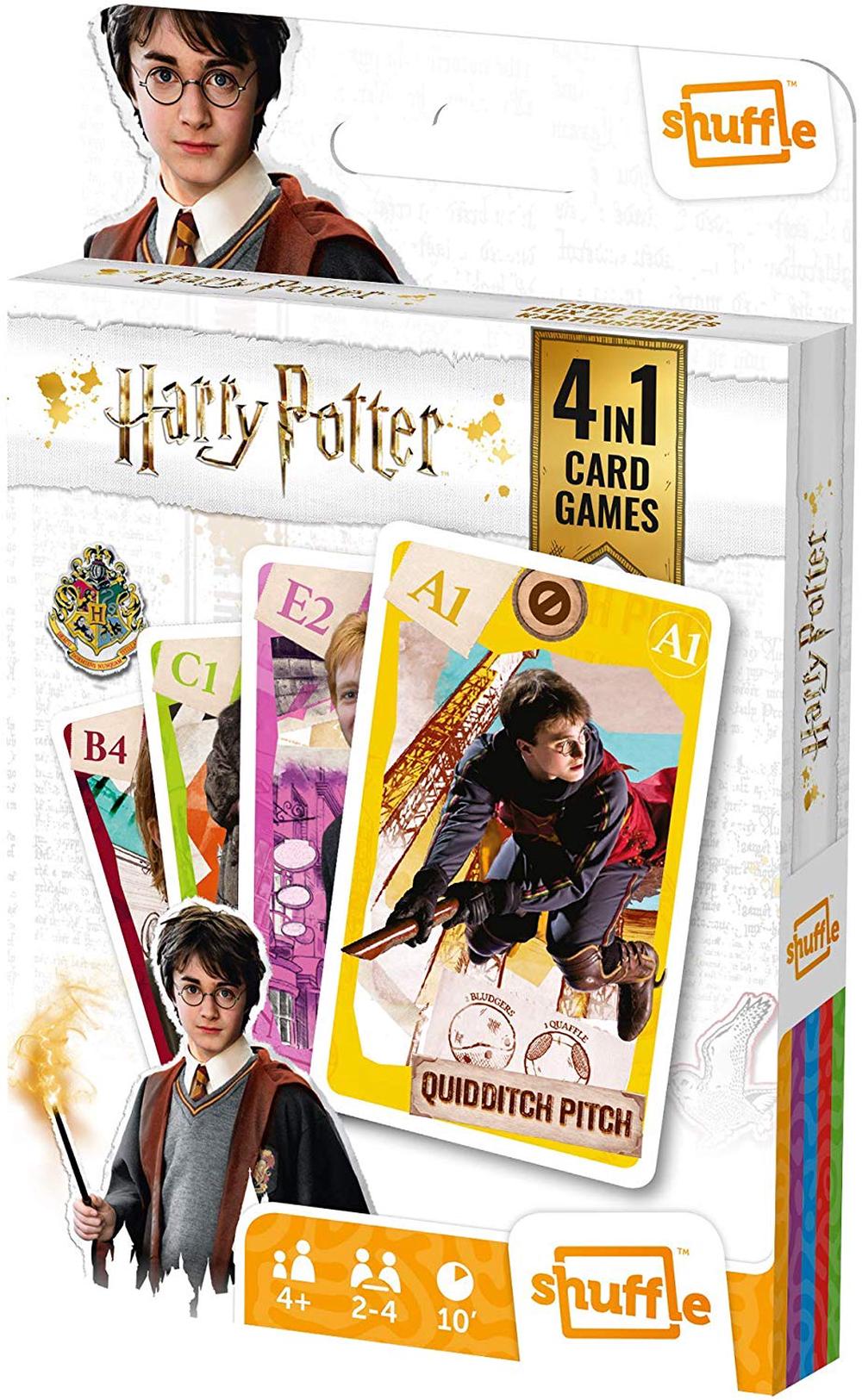 Shuffle 4in1 Card Games Harry Potter Buy online at The Nile