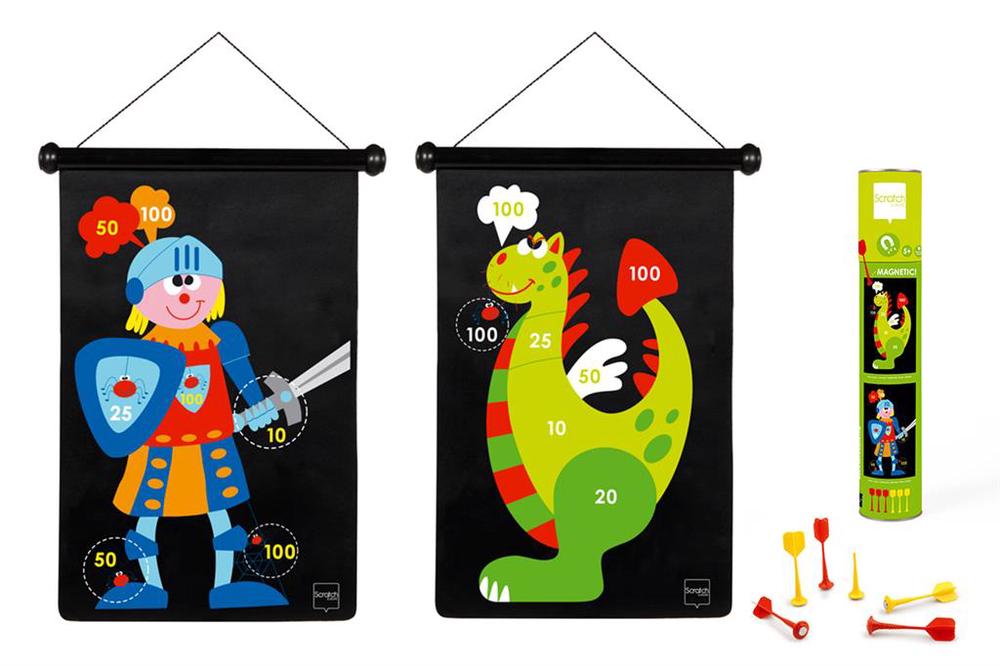 Scratch Knight/Dragon 2Sided Darts 70 x 36cm Buy online at The Nile