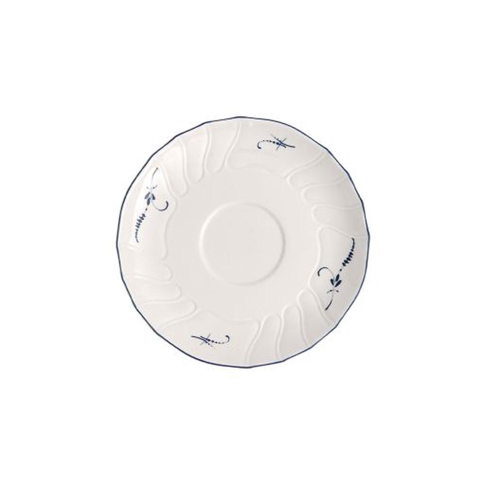 Old Luxembourg Tea Cup Saucer (Blue/White) - 16cm, 5450102072064