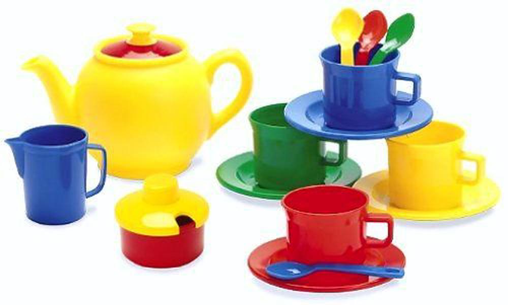 Dantoy - Tea Time-15 Piece Set (Colors may Vary), 5701217043822