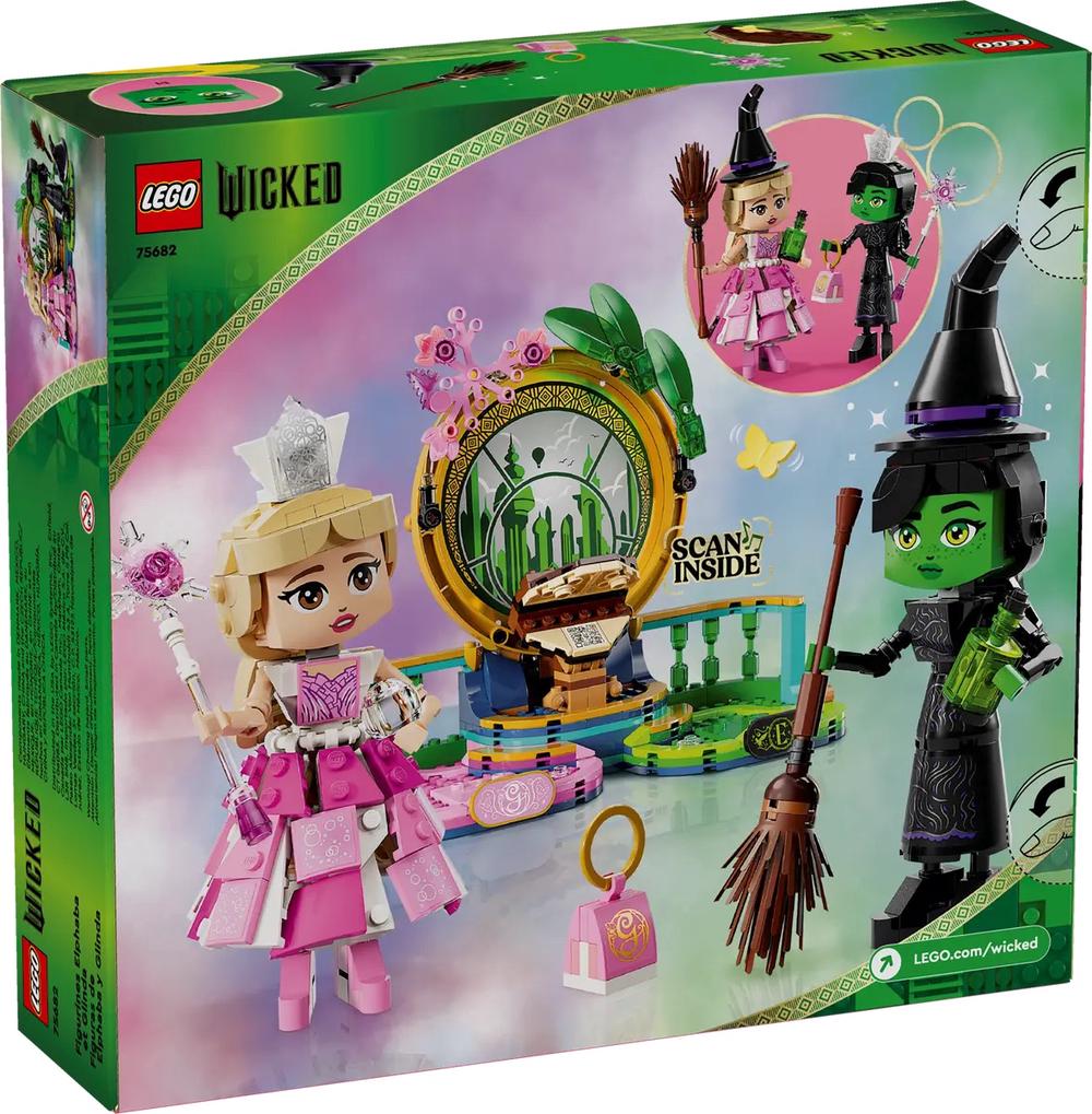Wicked - Elphaba & Glinda Figures - 75682, 5702017758138