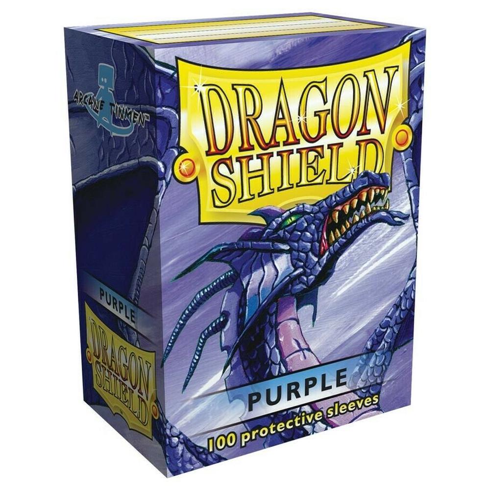 Arcane Tinmen Dragon Shield Card Sleeves, 100 Pieces (Purple) | Buy ...