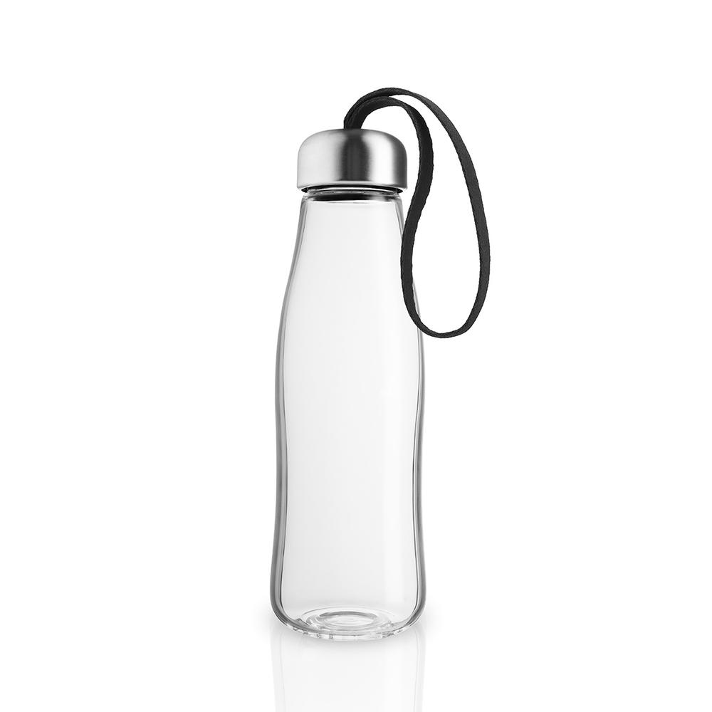 Eva Solo Glass Drinking Bottle (Black) - 500mL | Buy online at The Nile