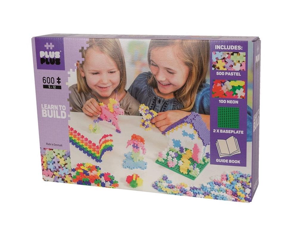 Plus-Plus Learn To Build Construction Kit, 600 Piece, 5710409102704
