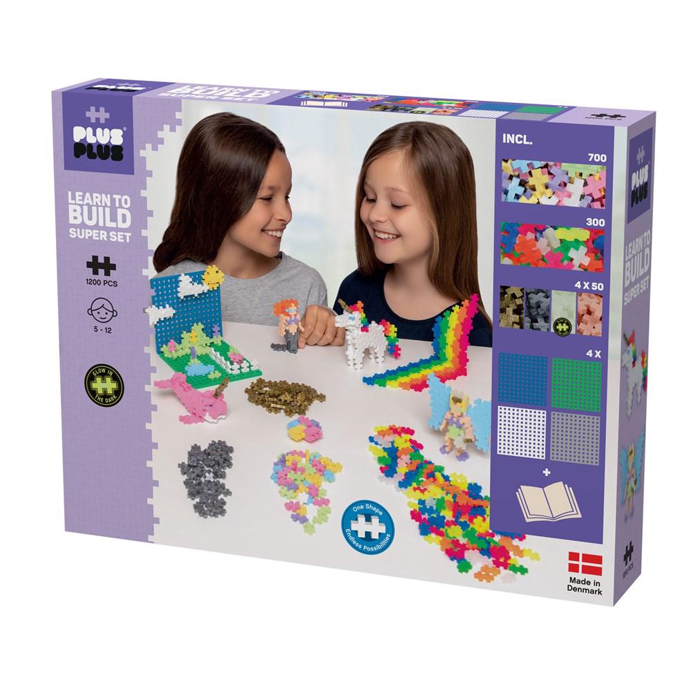 Plus-Plus Learn To Build Pastel Super Set Construction Kit, 5710409104371