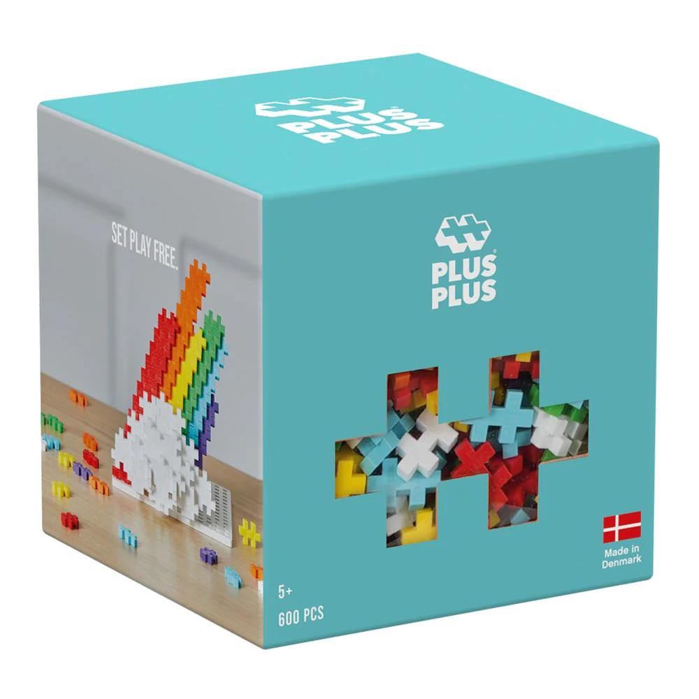 Plus-Plus Rainbow Mix, 600pcs, 5710409109161