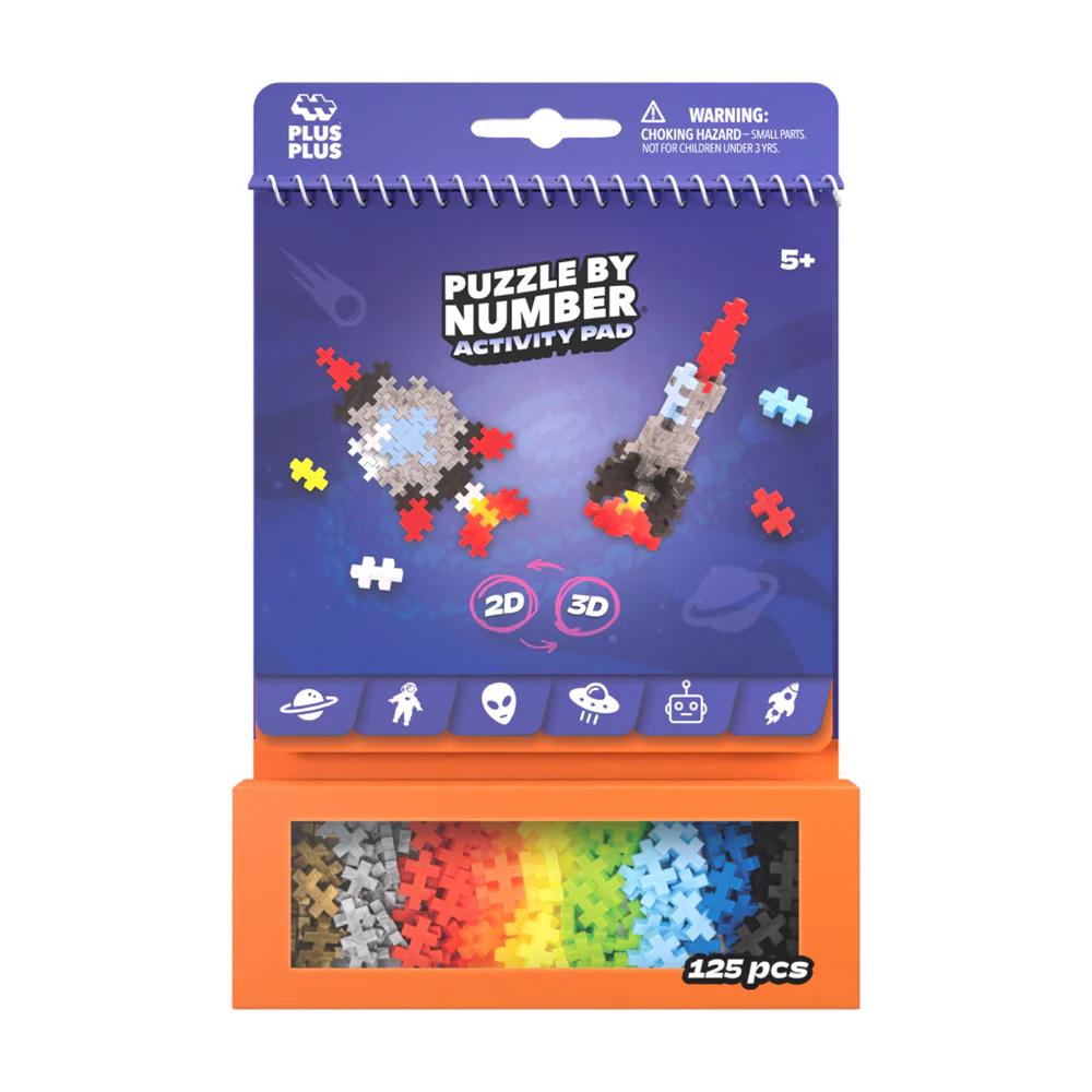 Plus-Plus Activity Pad - Puzzle by Number - Space by Plus-Plus - ISBN: 5710409109925