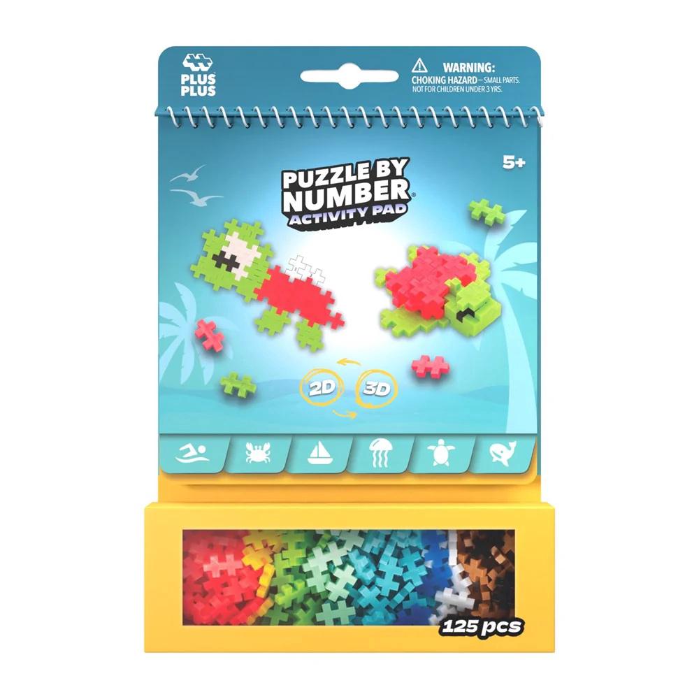 Plus-Plus Activity Pad - Puzzle by Number -Ocean by Plus-Plus - ISBN: 5710409109949