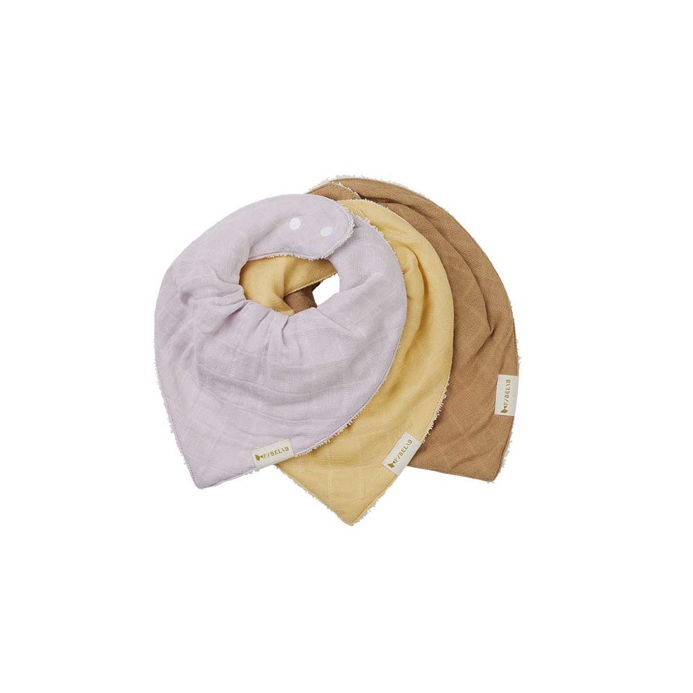 Organic Cotton Bandana Bib, 3 Pack (Star Dust), 5713034211698