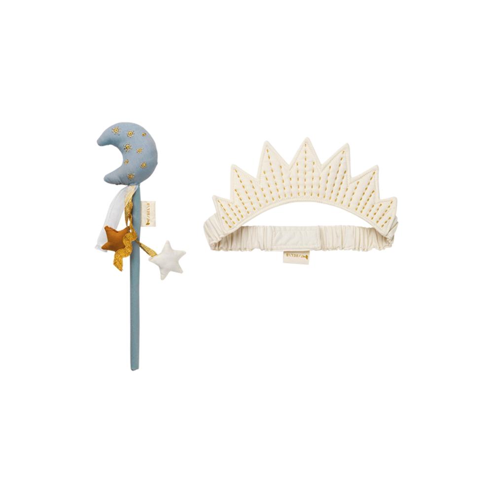 Fabelab Dress-up Moon Fairy Wand and Tiara set, 5713034212336