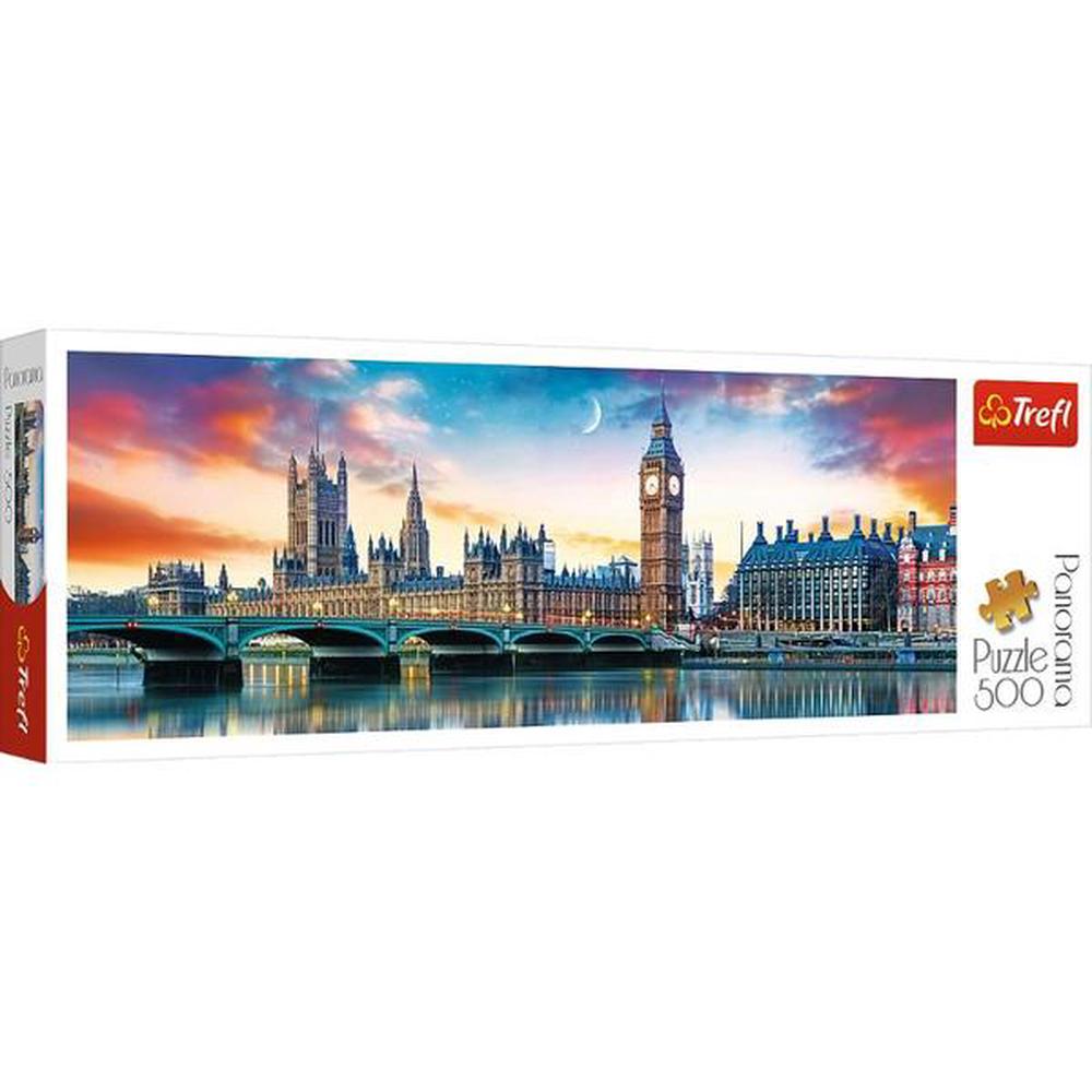 Trefl Panorama Jigsaw Puzzle - Big Ben And Palace of Westminster ...