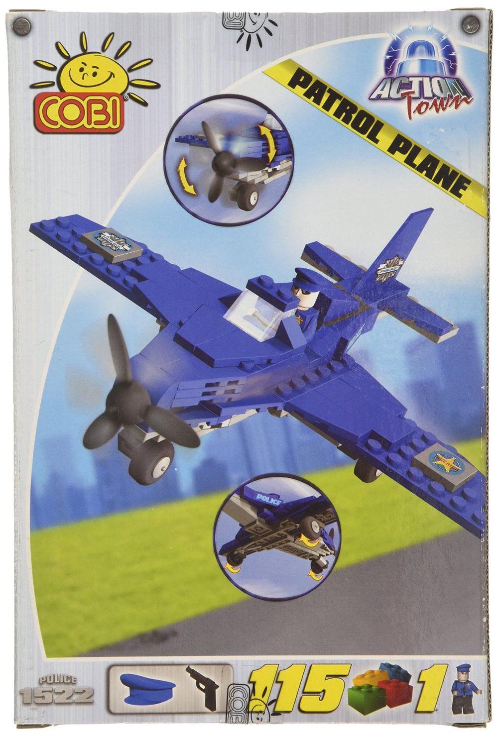 COBI Action Town - 115 Piece Patrol Plane Construction Set, 5902251015220