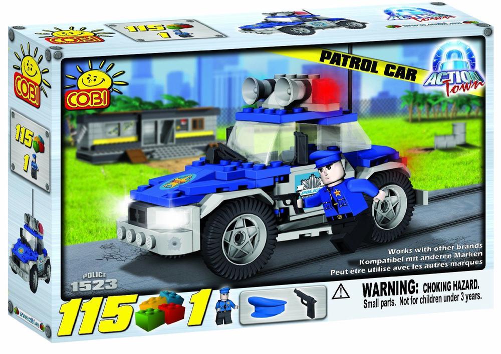 Cobi Action Town - 115 Piece Police Patrol Car Construction Set | Buy ...