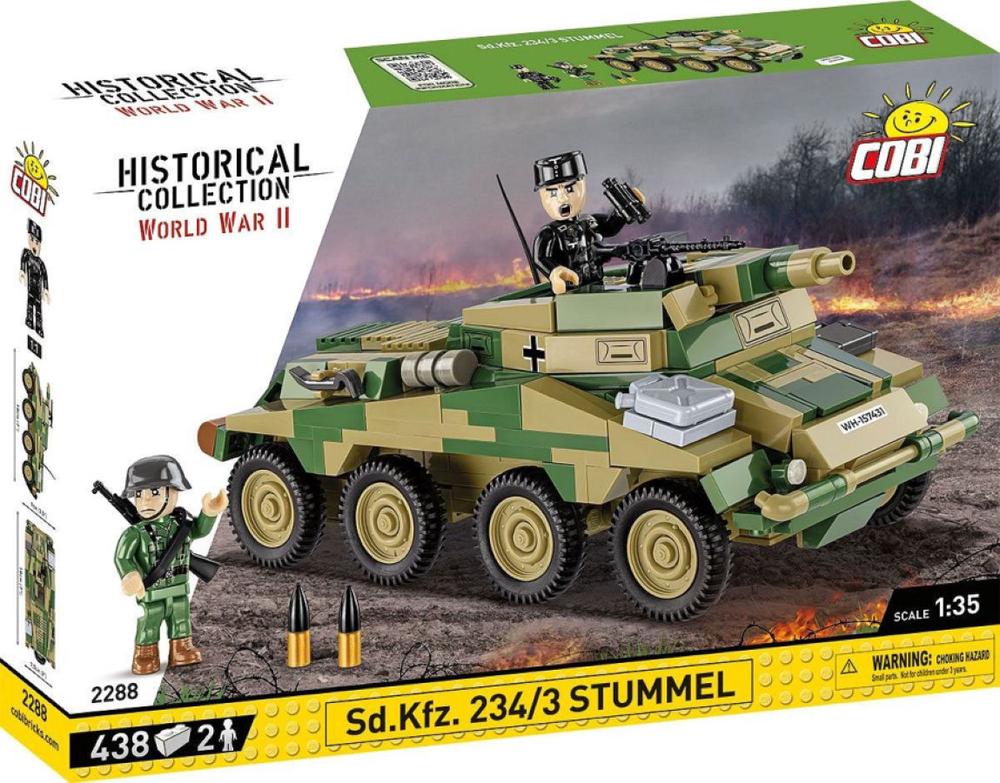 WW2 - Sd.Kfz. 234/3 Stummel, 438 Pieces, 5902251022884