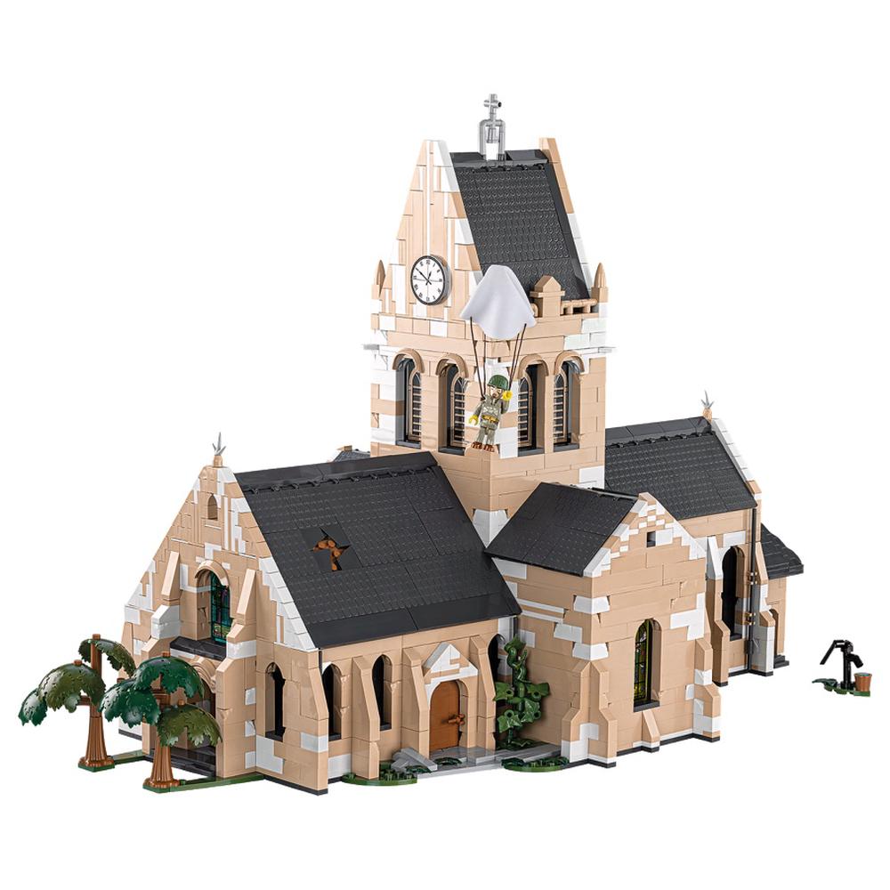 Cobi WW2 - Sainte-Mere-Eglis Church, 2280 Pieces, 5902251022990
