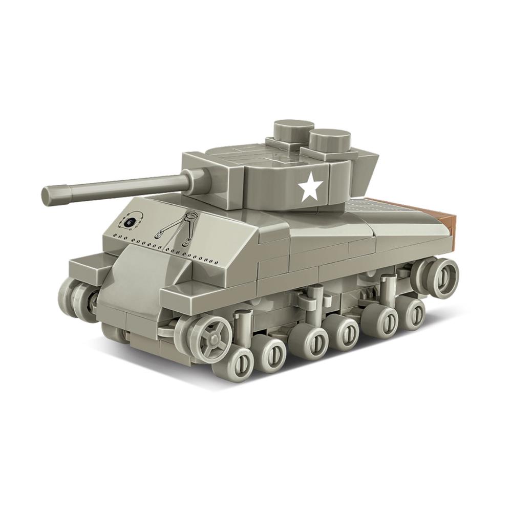 World War 2 - M4A3 Sherman Tank, 103 Pieces, 5902251030896