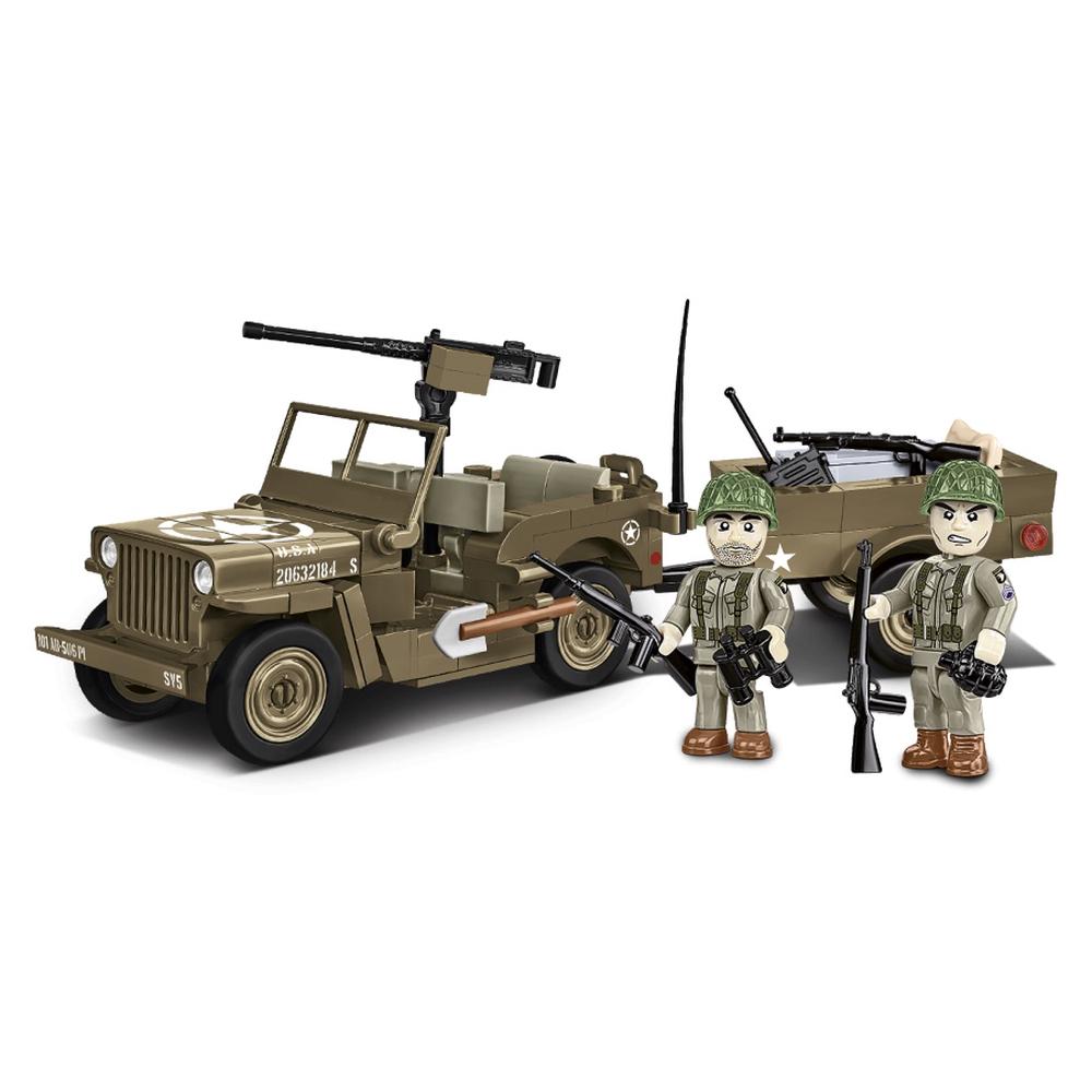 Cobi WW2 - Willys MB & Trailer, 200 Pieces by Cobi - ISBN: 5902251031329