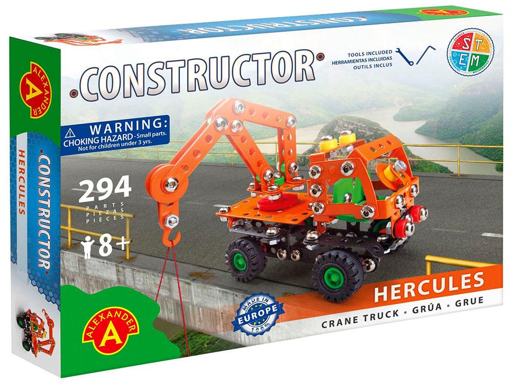 Alexander Toys Constructor: Hercules Crane Model Toy, 294 Piece, 5906018014891