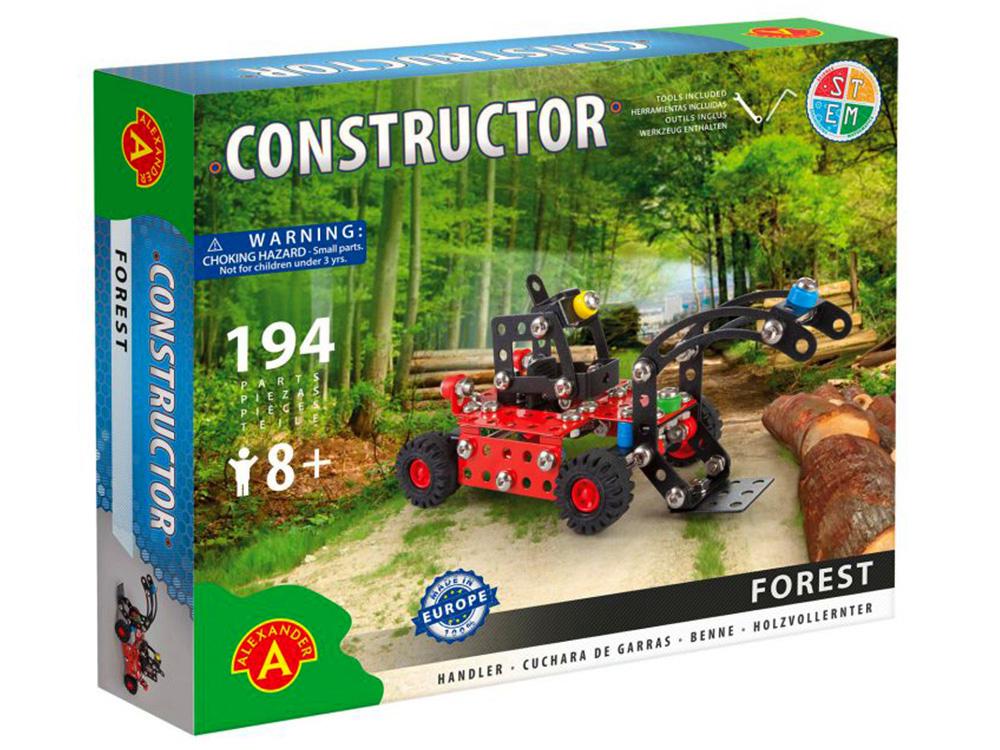 Alexander Toys Constructor: Forest Wood Mover Model Toy, 194 Piece, 5906018016451