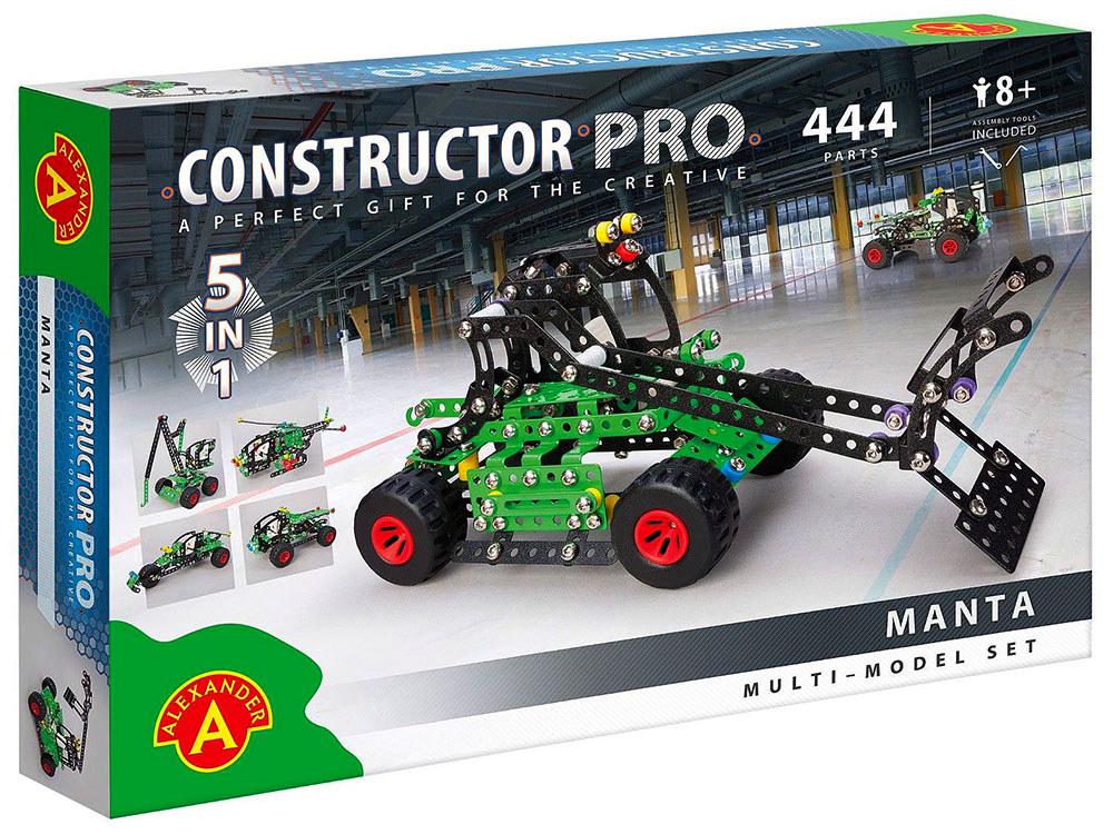 Alexander Toys Constructor: Manta 5-in-1 Set Model Toy, 443 Piece, 5906018019094