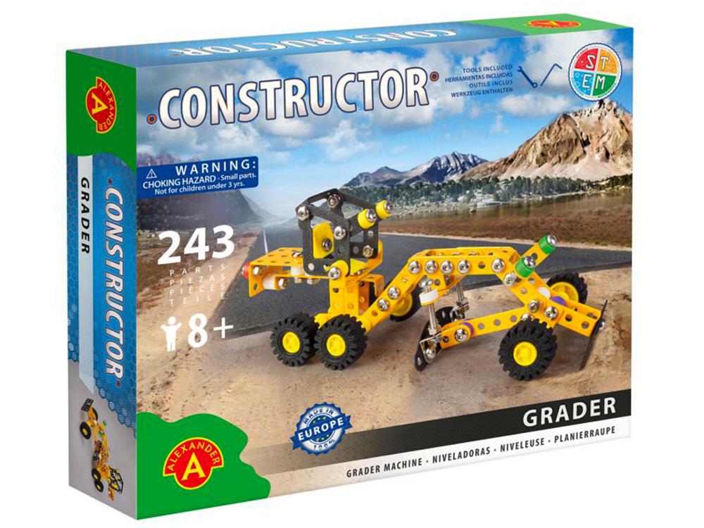 Alexander Toys Constructor: Grader Model Toy, 243 Piece, 5906018021776