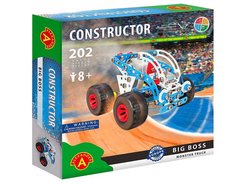 Alexander Toys Constructor: Big Boss Truck Model Toy, 202 Piece, 5906018021837