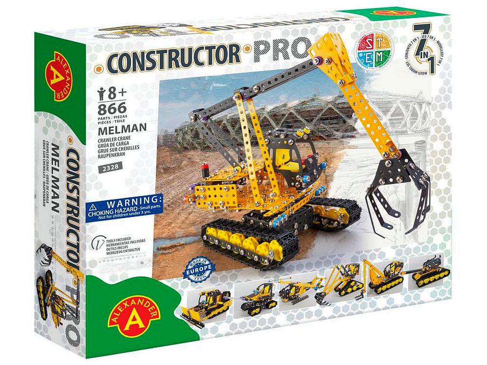 Alexander Toys Constructor: Melman 7-in-1 Set Model Toy, 866 Piece, 5906018023282