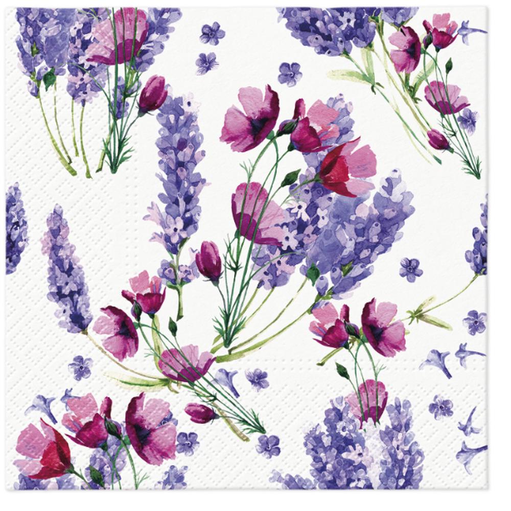 PAW Lunch Napkin (Fragrant Lavender), Pack of 20 - 33x33cm by PAW - ISBN: 5906360202328