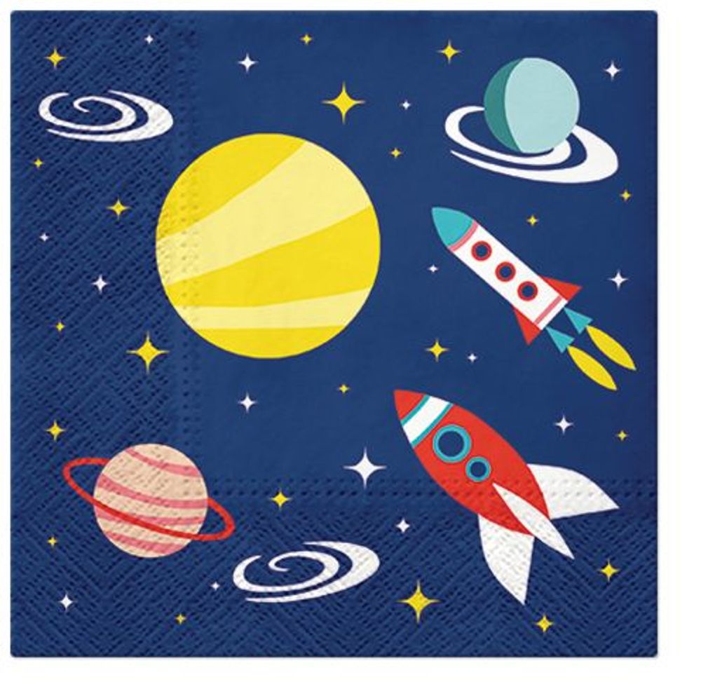 PAW Everyday Lunch Napkin (Space) - 33x33 cm by PAW - ISBN: 5906360958362