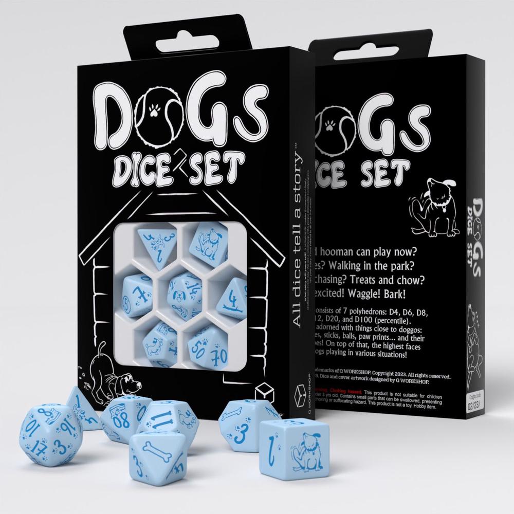 Q Workshop Dogs - Max Dice, Set 7, 5907699496822