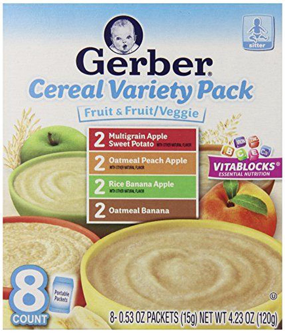 gerber cereal variety pack