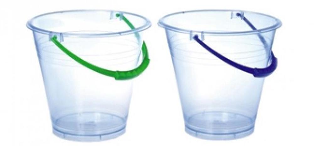 Plasto Large Transparent Bucket, 6410317122403