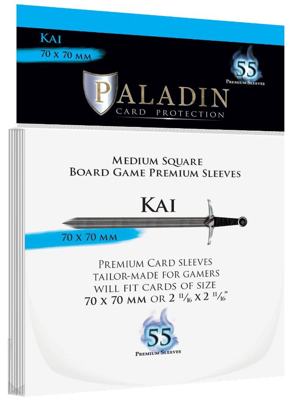 Premium Kai Clear Sleeves, 100 Sleeves - 70x70mm, 6425453000553