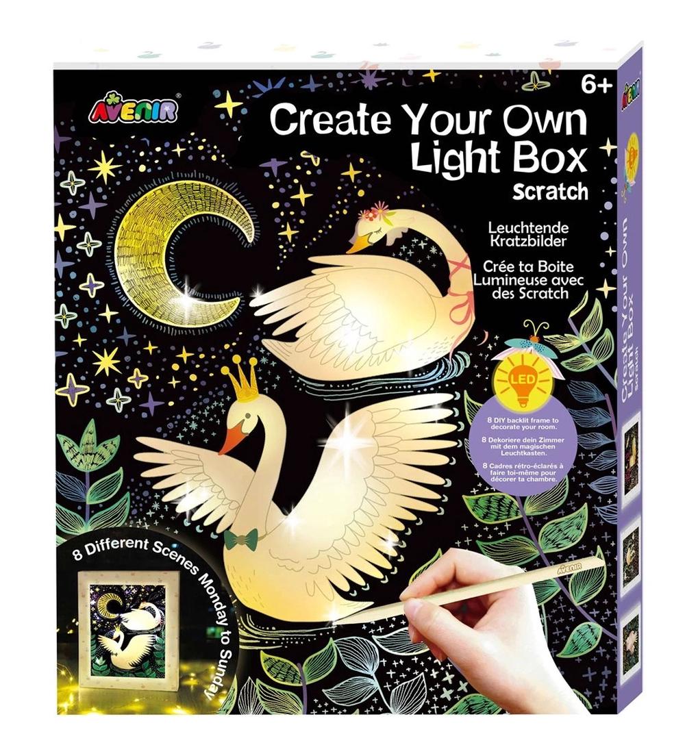 Avenir Scratch Create Your Own Light Box Craft Kit, 6920773314347