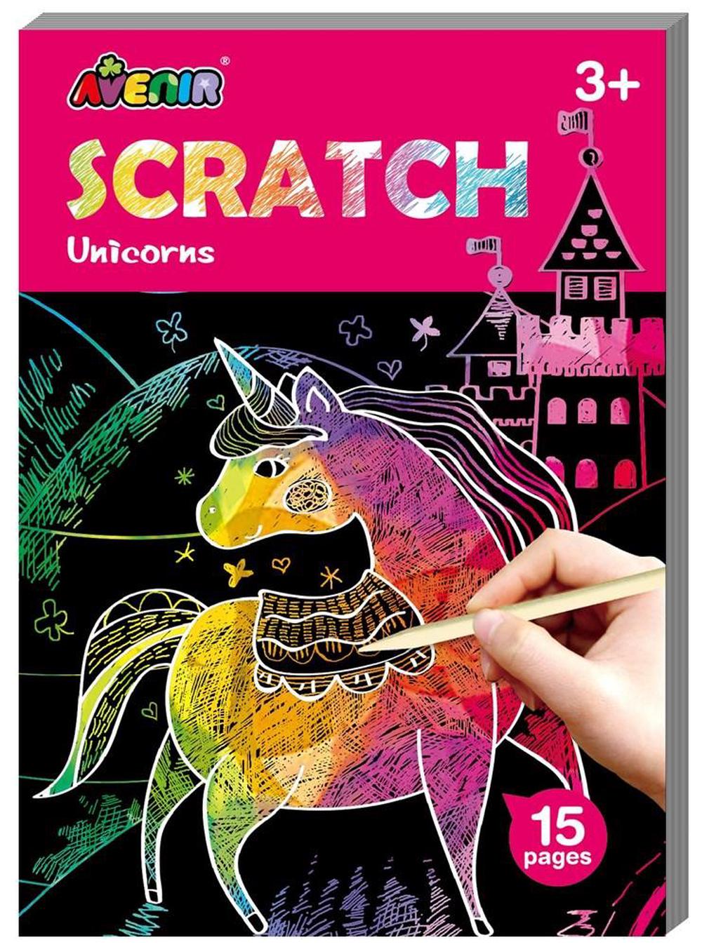 Small Scratch Book - Unicorns, 6920773316020