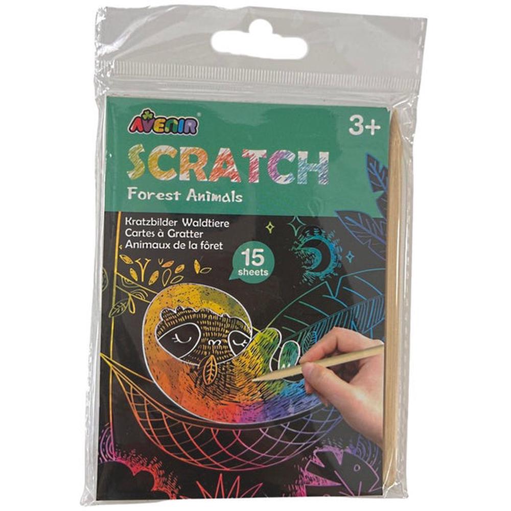 Avenir Scratch Mini Book Animals | Buy online at Tiny Fox