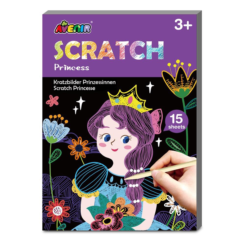 Avenir Mini Scratch Book - Princess, 6920773316587