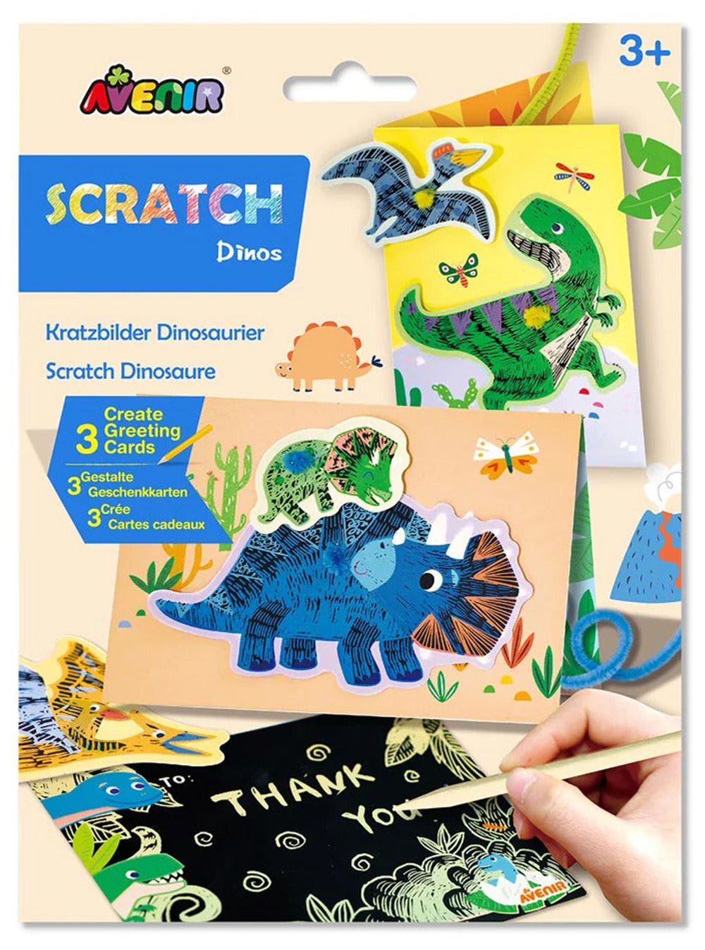 Kit Loisir Créatif - Papillons Magiques à Gratter - Avec Bâtons Duveteux - Pour Enfants Dès 3 Ans