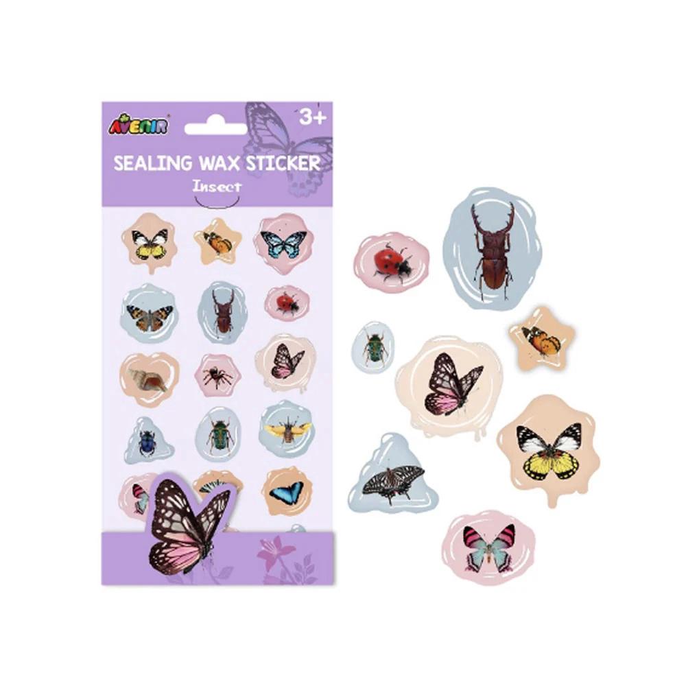 Avenir Sealing Wax Stickers - Insect, 10 Pack, 6920773320812