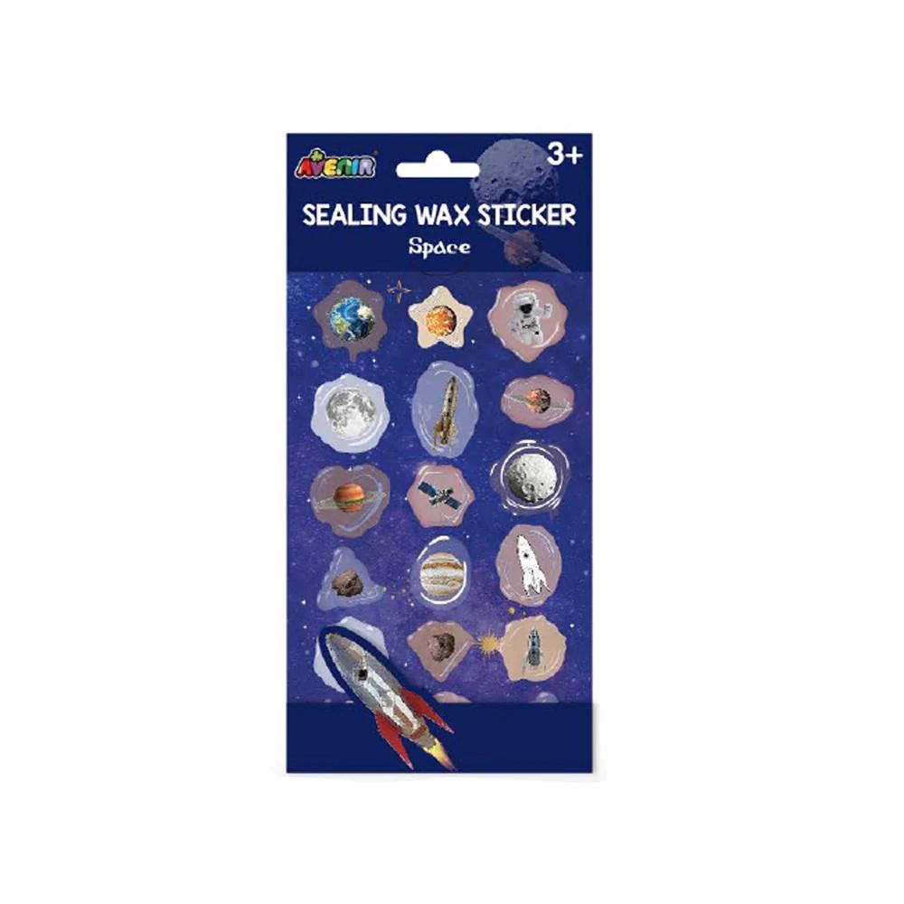 Avenir Sealing Wax Stickers ,10 Pack (Space), 6920773320836