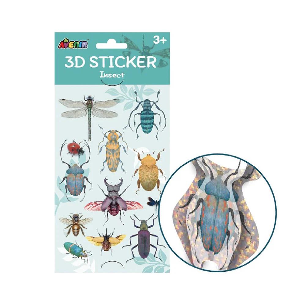 3D Stickers, 10 Pack (Insect), 6920773320867